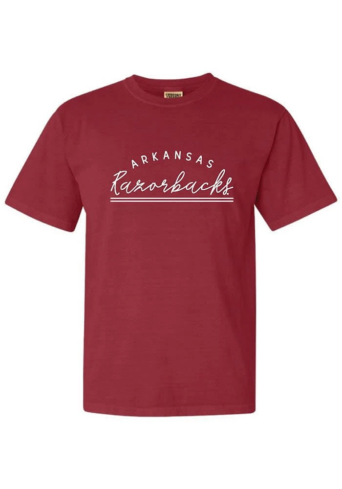 Summit Sportswear Arkansas Razorbacks Womens Cardinal New Basic Short Sleeve T-Shirt