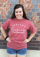 Summit Sportswear Indiana Hoosiers Womens Crimson New Basic Short Sleeve T-Shirt