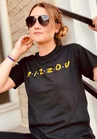 Summit Sportswear Missouri Tigers Womens Black Wordmark Dots Short Sleeve T-Shirt