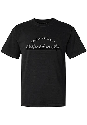 Summit Sportswear Oakland University Golden Grizzlies Womens Black New Basic Short Sleeve T-Shirt