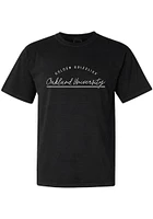 Summit Sportswear Oakland University Golden Grizzlies Womens Black New Basic Short Sleeve T-Shirt