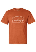Summit Sportswear Oklahoma State Cowboys Womens Orange New Basic Short Sleeve T-Shirt