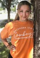 Summit Sportswear Oklahoma State Cowboys Womens Orange New Basic Short Sleeve T-Shirt