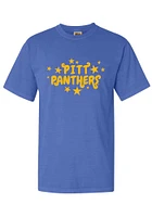 Summit Sportswear Pitt Panthers Womens Blue Star Short Sleeve T-Shirt