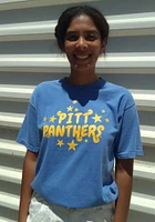 Summit Sportswear Pitt Panthers Womens Blue Star Short Sleeve T-Shirt