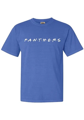 Summit Sportswear Pitt Panthers Womens Blue Wordmark Dots Short Sleeve T-Shirt