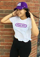 Summit Sportswear TCU Horned Frogs Womens White Ombre Oval Short Sleeve T-Shirt