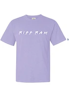 Summit Sportswear TCU Horned Frogs Womens Lavender Wordmark Dots Short Sleeve T-Shirt