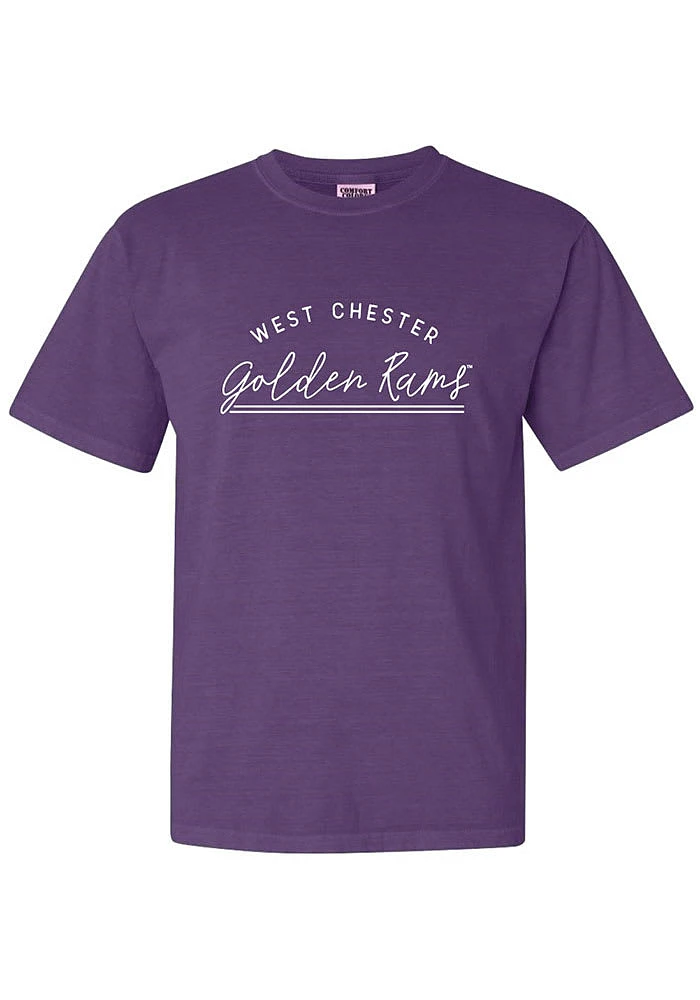 Summit Sportswear West Chester Golden Rams Womens Purple New Basic Short Sleeve T-Shirt