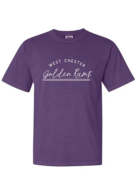 Summit Sportswear West Chester Golden Rams Womens Purple New Basic Short Sleeve T-Shirt