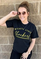 Summit Sportswear Wichita State Shockers Womens Black New Basic Short Sleeve T-Shirt