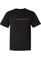 Summit Sportswear Oklahoma State Cowboys Womens Black Wordmark Dots Short Sleeve T-Shirt
