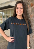 Summit Sportswear Oklahoma State Cowboys Womens Black Wordmark Dots Short Sleeve T-Shirt