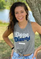 Dayton Women's Grey Heather Diamond Tank Top