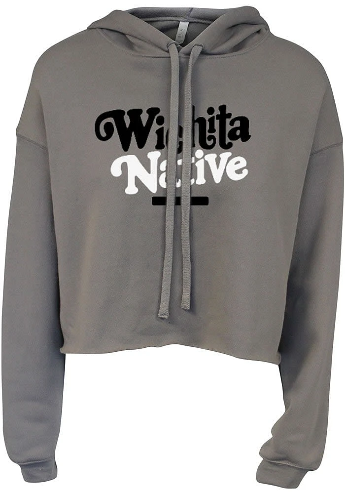 Summit Sportswear Wichita Womens Grey Native Hooded Sweatshirt