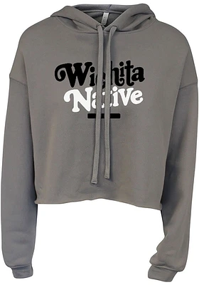 Summit Sportswear Wichita Womens Grey Native Hooded Sweatshirt