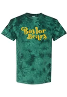 Summit Sportswear Baylor Bears Womens Green Quinn Tie Dye Short Sleeve T-Shirt