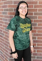 Summit Sportswear Baylor Bears Womens Green Quinn Tie Dye Short Sleeve T-Shirt