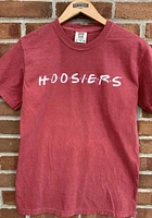 Summit Sportswear Indiana Hoosiers Womens Crimson Wordmark Dots Short Sleeve T-Shirt