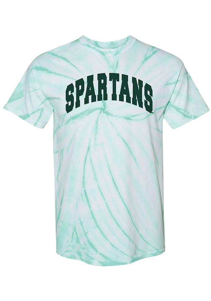 Summit Sportswear Michigan State Spartans Womens Quinn Tie Dye Short Sleeve T-Shirt