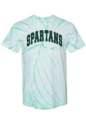 Summit Sportswear Michigan State Spartans Womens Quinn Tie Dye Short Sleeve T-Shirt