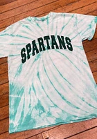 Summit Sportswear Michigan State Spartans Womens Quinn Tie Dye Short Sleeve T-Shirt