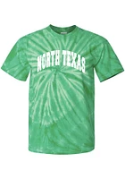 Summit Sportswear North Texas Mean Green Womens Kelly Quinn Tie Dye Short Sleeve T-Shirt