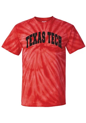 Summit Sportswear Texas Tech Red Raiders Womens Quinn Tie Dye Short Sleeve T-Shirt