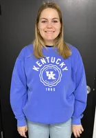 Kentucky Wildcats Womens Blue Seal Crew Sweatshirt