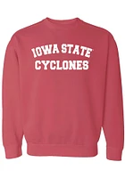 Summit Sportswear Iowa State Cyclones Womens Crimson Classic Block Crew Sweatshirt