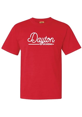 Dayton Flyers Womens Red Grandma Short Sleeve T-Shirt