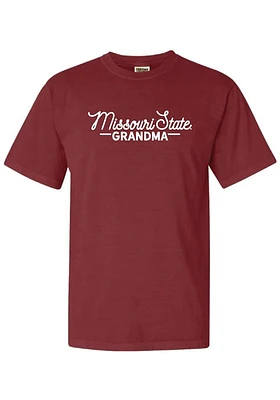 Summit Sportswear Missouri State Bears Womens Brown Grandma Short Sleeve T-Shirt