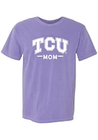 Summit Sportswear TCU Horned Frogs Womens Purple Mom Short Sleeve T-Shirt