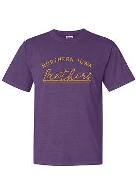 Summit Sportswear Northern Iowa Panthers Womens Purple New Basic Short Sleeve T-Shirt