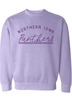 Summit Sportswear Northern Iowa Panthers Womens Purple New Basic Crew Sweatshirt