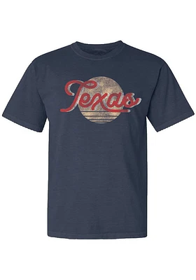 Summit Sportswear Texas Womens Blue Sun Short Sleeve T-Shirt
