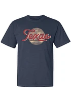 Summit Sportswear Texas Womens Blue Sun Short Sleeve T-Shirt