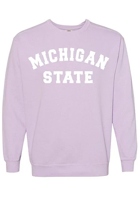 Summit Sportswear Michigan State Spartans Womens Classic Crew Sweatshirt
