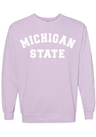 Summit Sportswear Michigan State Spartans Womens Classic Crew Sweatshirt