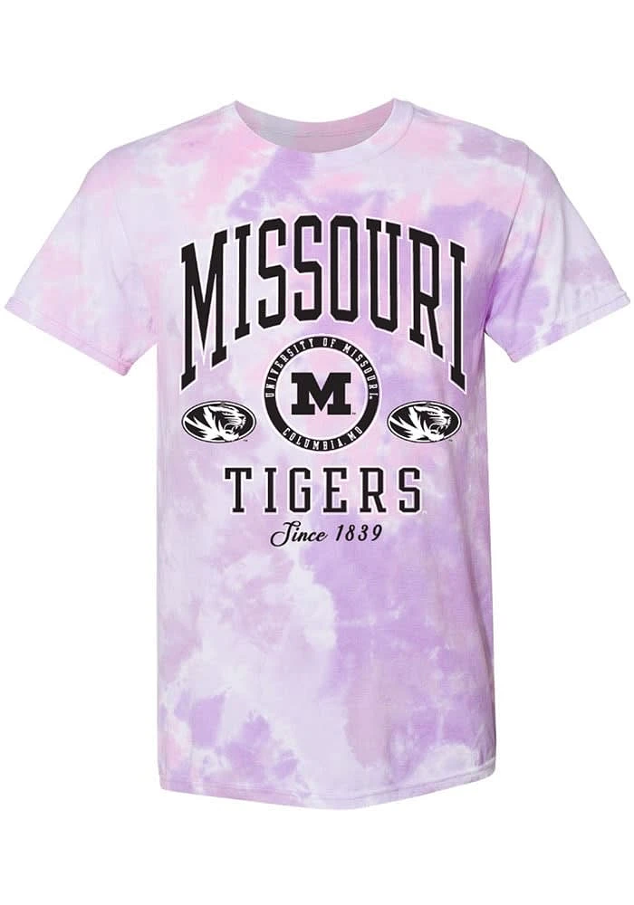 Summit Sportswear Missouri Tigers Womens Pink Natasha Short Sleeve T-Shirt