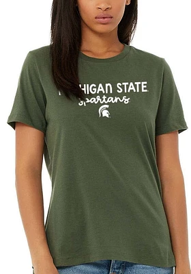 Summit Sportswear Michigan State Spartans Womens Classic Short Sleeve T-Shirt