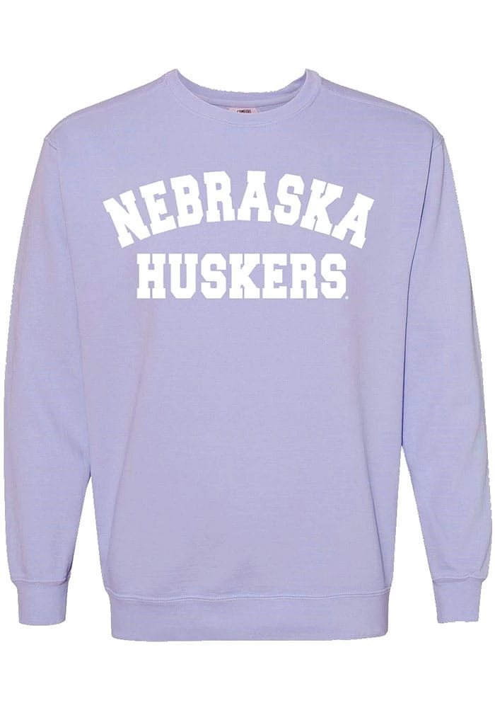 Summit Sportswear Nebraska Cornhuskers Womens Classic Crew Sweatshirt