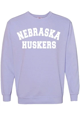 Summit Sportswear Nebraska Cornhuskers Womens Classic Crew Sweatshirt