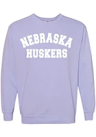Summit Sportswear Nebraska Cornhuskers Womens Classic Crew Sweatshirt