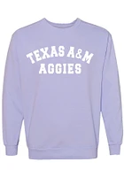 Summit Sportswear Texas A&M Aggies Womens Purple Classic Crew Sweatshirt