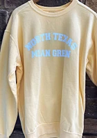 Summit Sportswear North Texas Mean Green Womens Classic Crew Sweatshirt