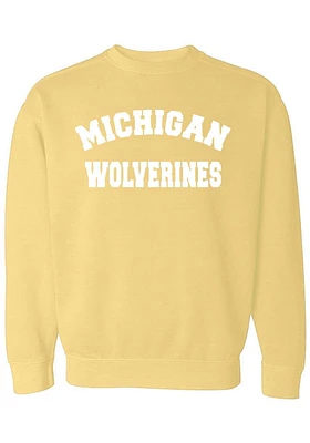 Summit Sportswear Michigan Wolverines Womens Classic Crew Sweatshirt