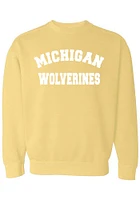 Summit Sportswear Michigan Wolverines Womens Classic Crew Sweatshirt