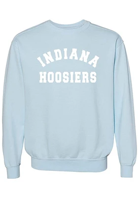 Summit Sportswear Indiana Hoosiers Womens Light Blue Classic Crew Sweatshirt