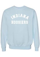 Summit Sportswear Indiana Hoosiers Womens Light Blue Classic Crew Sweatshirt